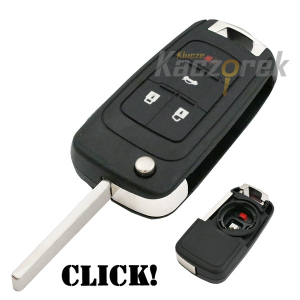 Opel 027  - klucz surowy - Chevrolet-Opel
